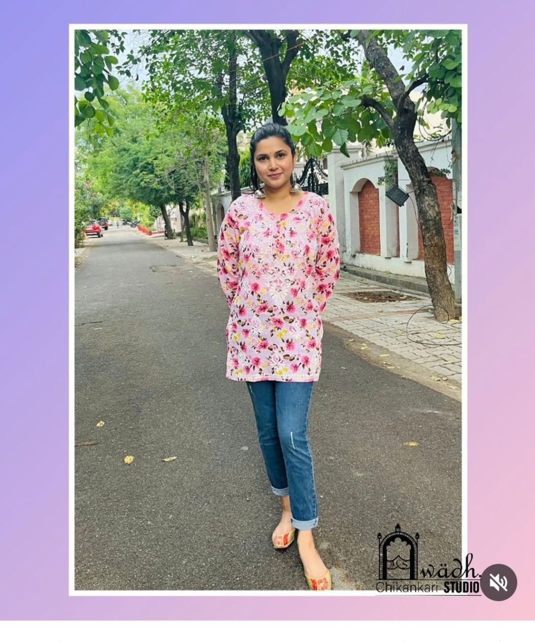 Short Mul Cotton Kurti (Short Top)